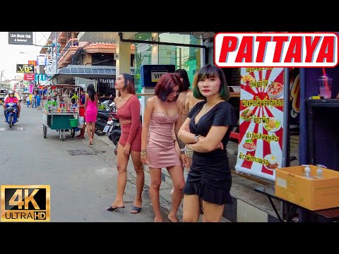 [4K] Pattaya Scenes, LK Metro, Soi 7 & 8, Soi Buakhao, Tree Town , Soi Honey – 31 March 2022