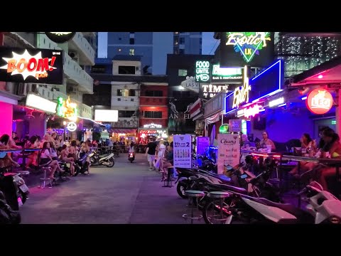 8K Beautiful Girls Of LK Metro GOGO"s, Bars, Nightlife Area South Pattaya Thailand