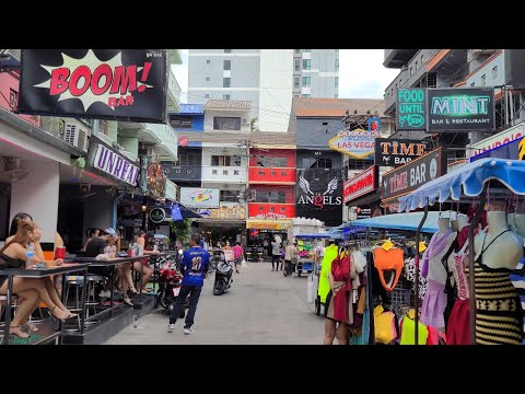 8K LK Metro GoGo Bars Beautiful Girls Nightlife soi Diana, Lengkee Bar Area's Pattaya Thailand 2023