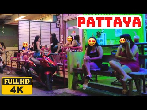 Pattaya 4K Night Scenes Soi Buakhao, LK Metro, Soi Honey, Tree Town   November 2022
