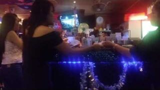THE SCENE AT BILLABONGS BAR IN LK METRO IN PATTAYA THAILAND